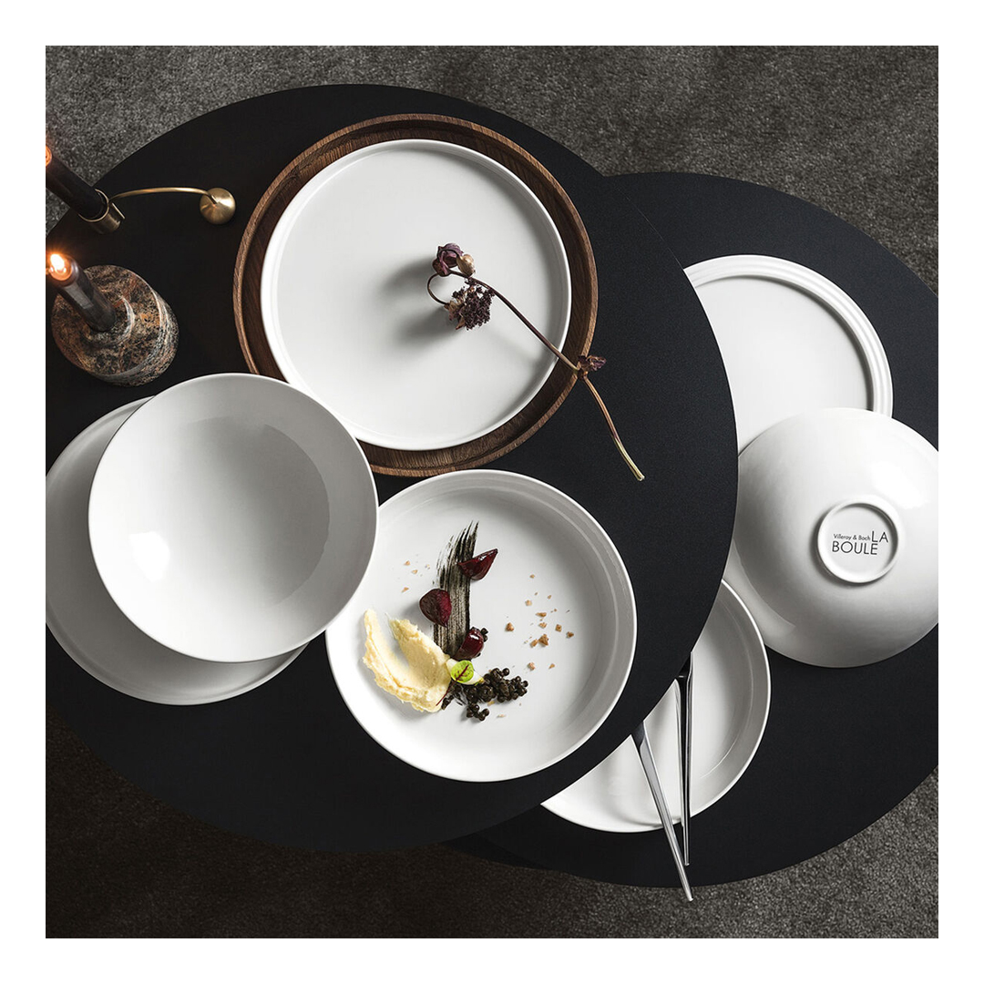 Vajilla De Porcelana La Boule White-5