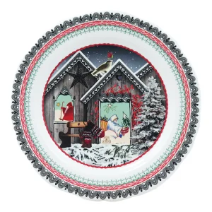 Plato De Postre Chalet Navidad 2018