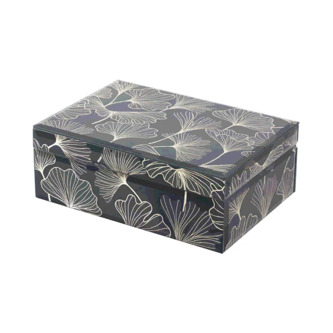 Caja De Cristal Impresion Foil
