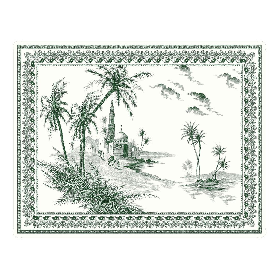 Bandeja Acrílica Grande Les Dépareillées Vert