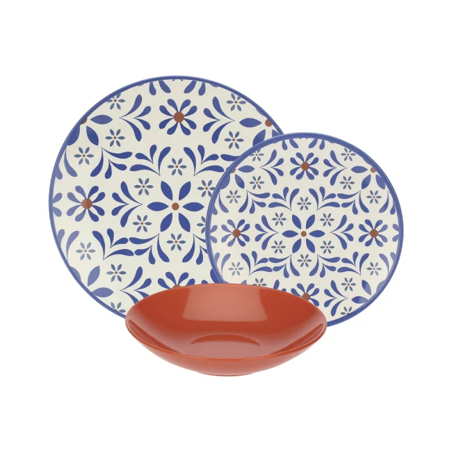 Set de 18 Platos Sea Breeze