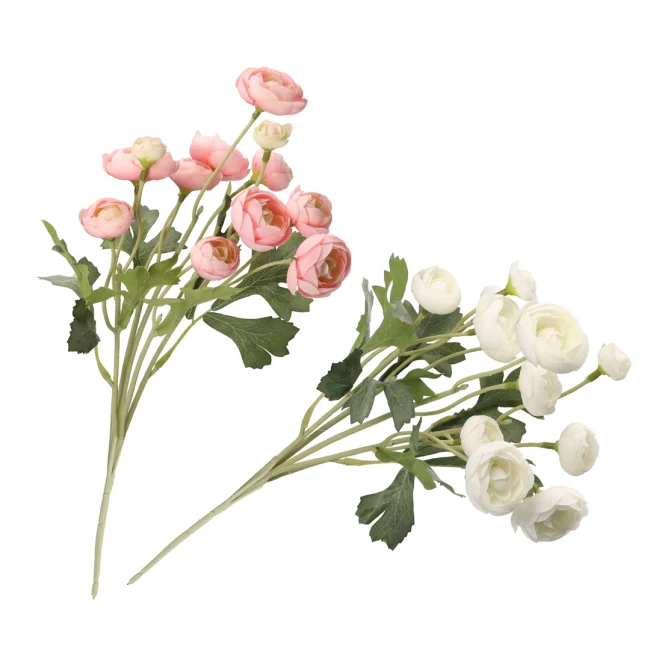 Ramos de Ranúnculos Blanco y Rosa Il Mazzolino