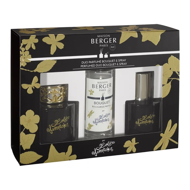 Dúo mini Bouquet y Spray ambientador Lolita Lempicka Black Edition